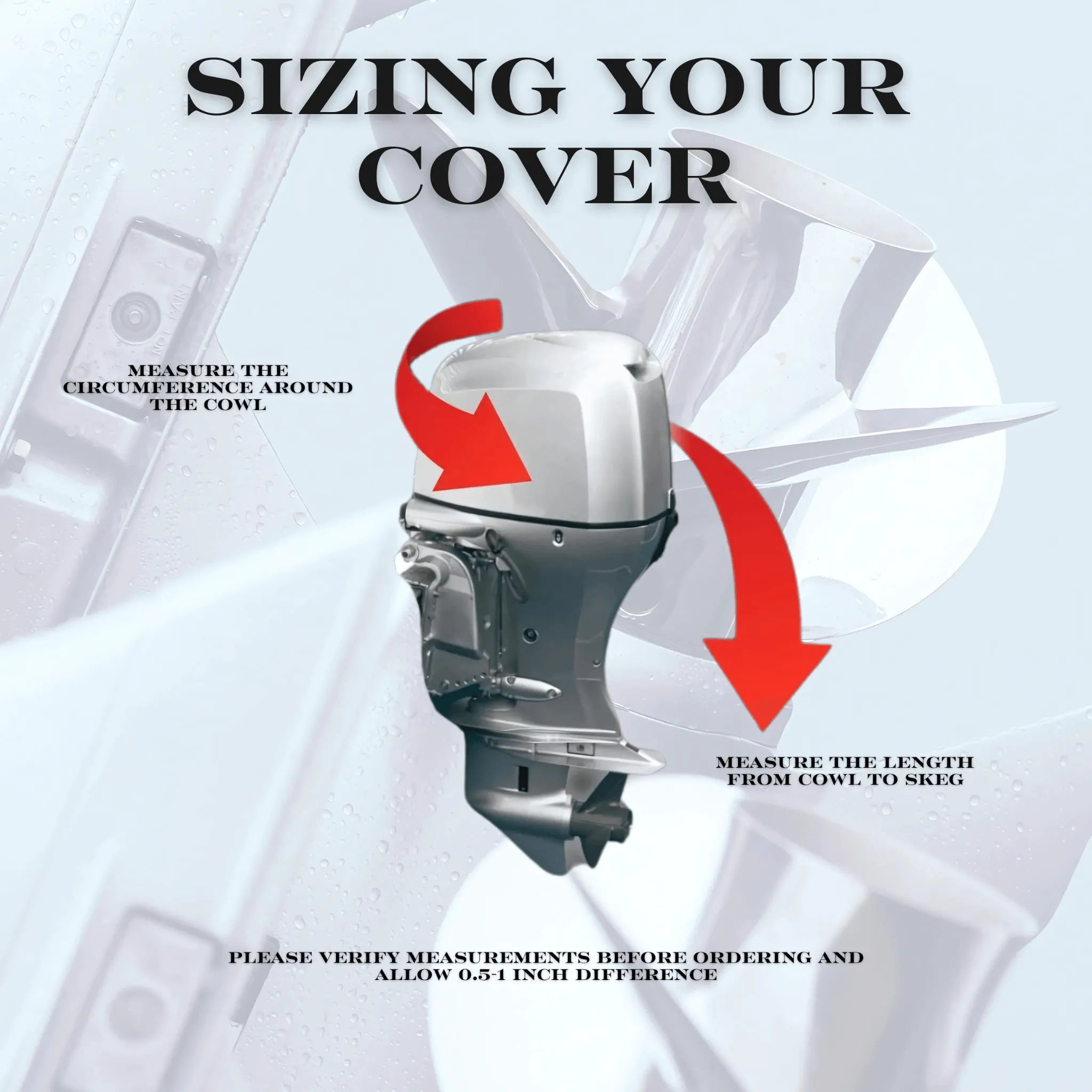15-20HP Outboard Motor Cover – Heavy-Duty Protection for Your Boat Motor