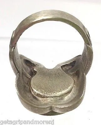 1948 Roy Rogers Endorsed Western Saddle RING Nickel SILVER Exc. Condition!! RARE