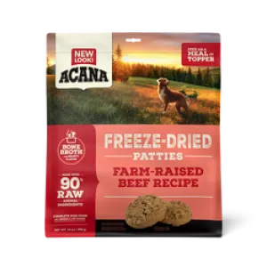 ACANA Farm-Raised Beef Recipe Freeze Dried Dog Food