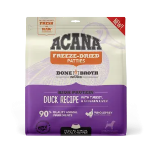 Acana Freeze-Dried Food Duck Recipe Patties for Dogs