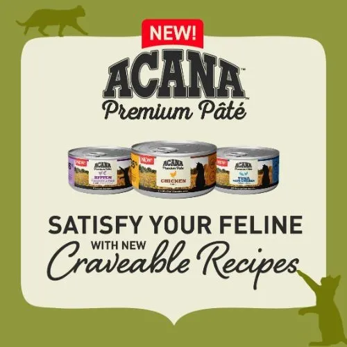 Acana Premium Pate Wet Cat Food with Tuna & Chicken - 24 x 85g