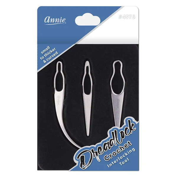Annie Dreadlock Crochet Interlocking Tool 3pk #4975