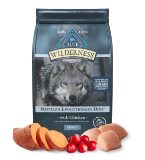 Blue Buffalo Blue Wilderness Chicken with Wholesome Grains Recipe Adult Dry Dog Food