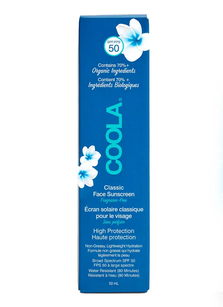 Coola Face Lotion SPF50 Unscented