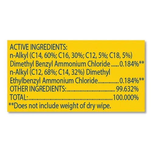 Disinfecting Wipes, 1-ply, 7 X 8, Fresh Scent/citrus Blend, White, 75/canister, 3/pack, 4 Packs/carton