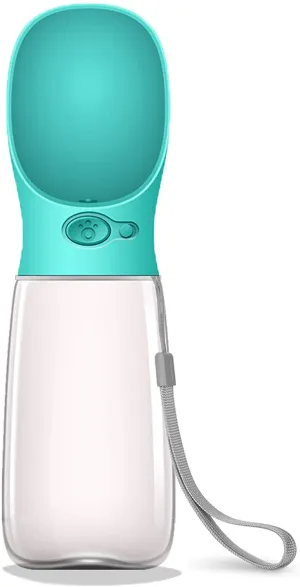 Dog Water Bottle, Leak Proof Portable Puppy Water Dispenser with Drinking Feeder for Pets Outdoor Walking, Hiking, Travel, Food Grade Plastic