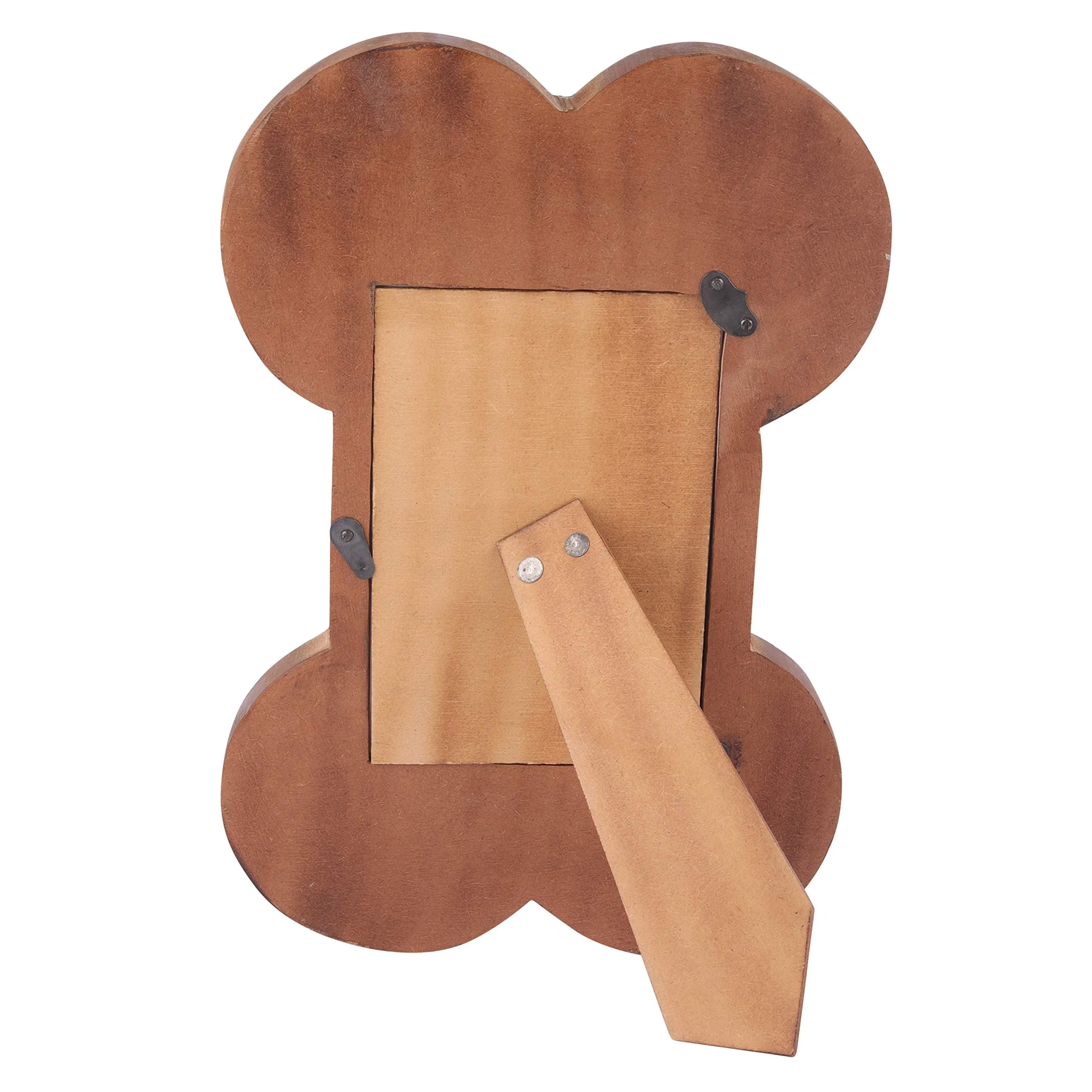 HOME BARGAINS Bone Shape Table Top Frame For Pets | Table Top Decor Best Gift for Dogs Lover Friends and Family