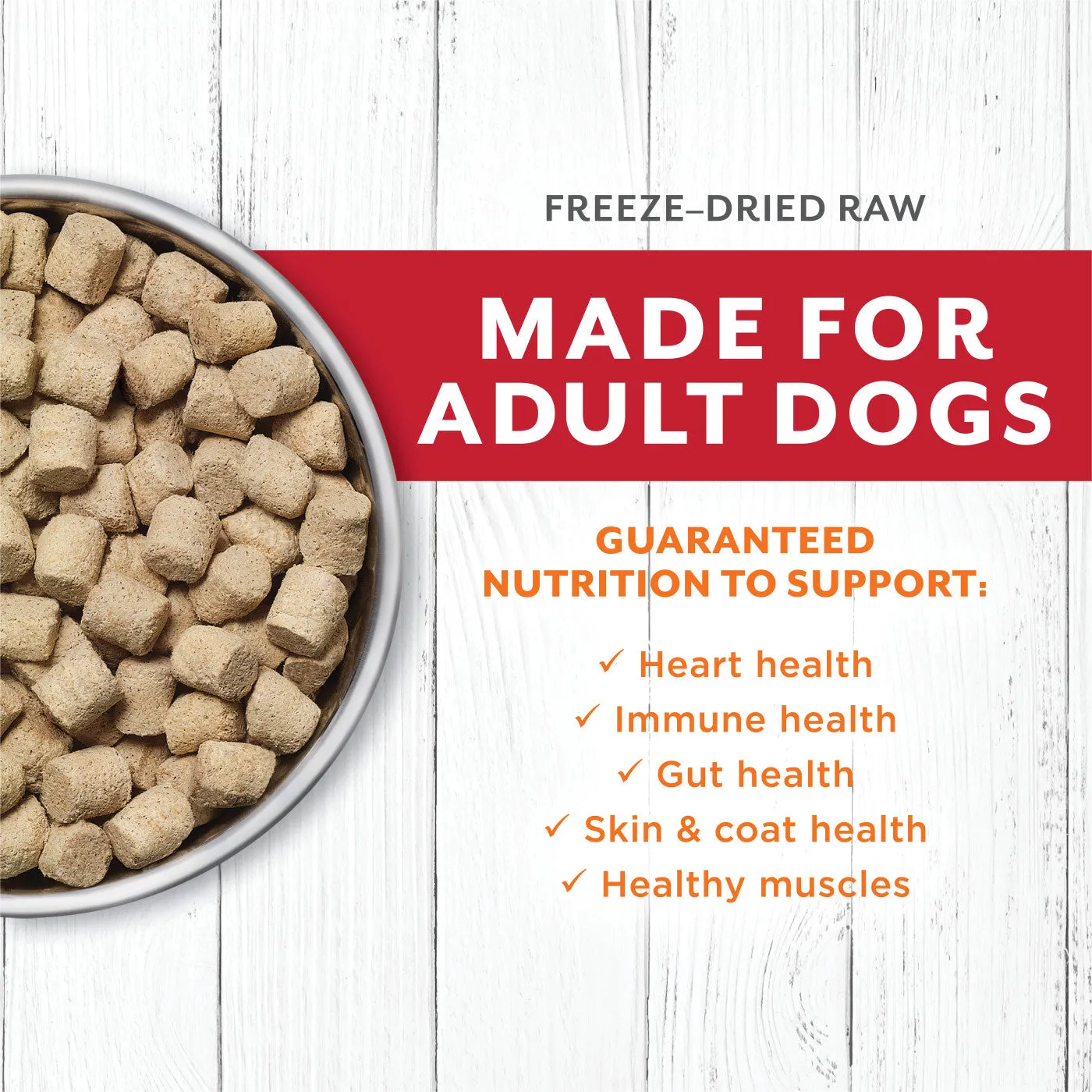 Instinct  Longevity Freeze-Dried Raw Meals Beef Recipe Dog Food