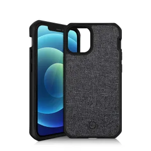 ITSkins - Feronia Bio Fibre iPhone 12 Mini PET Hybrid Protective Case Eco Friendly Bio-based Sustainable Compostable - Black