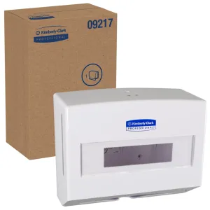 Kimberly Clark Scottfold Compact Towel Dispenser, 10.75" x 9.0" x 4.75", White