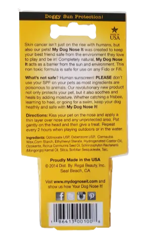 My Dog Nose It! 0.5-oz Nose Sunscreen For Dogs