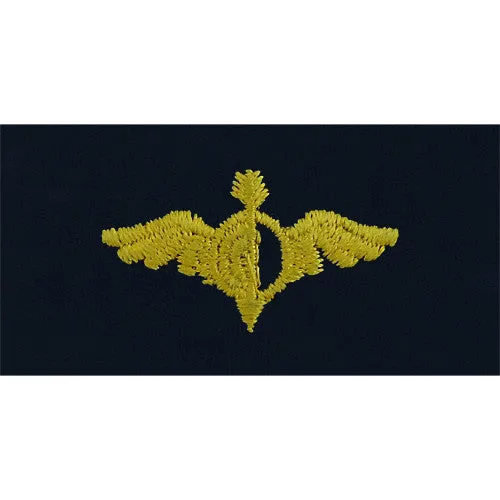 Navy Aerographer Embroidered Coverall Collar Device