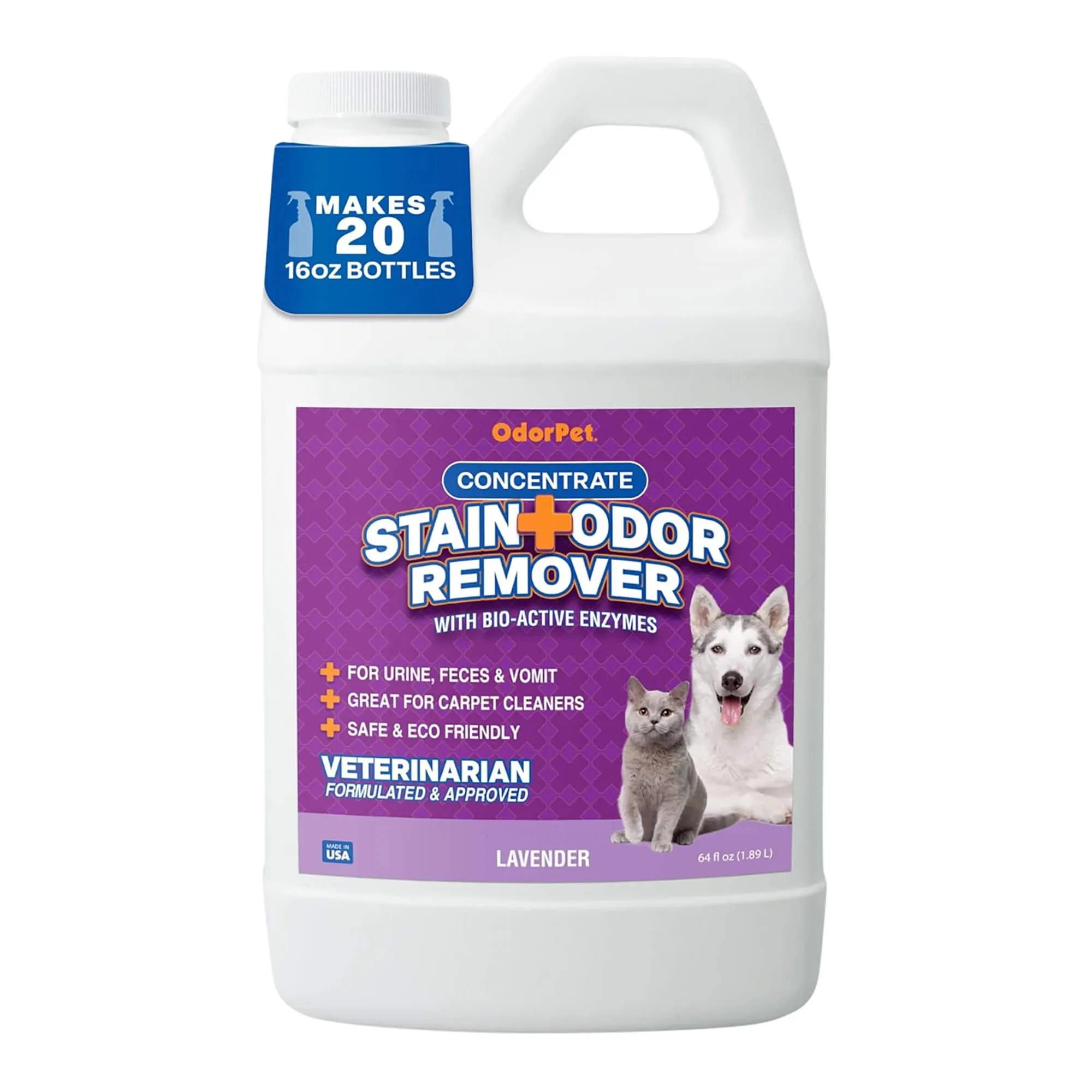 OdorPet Stain and Odor Remover Concentrate, ½ Gallon