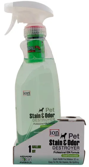 Pet Stain & Odor Destroyer Kit, Cool Cucumber, Gallon