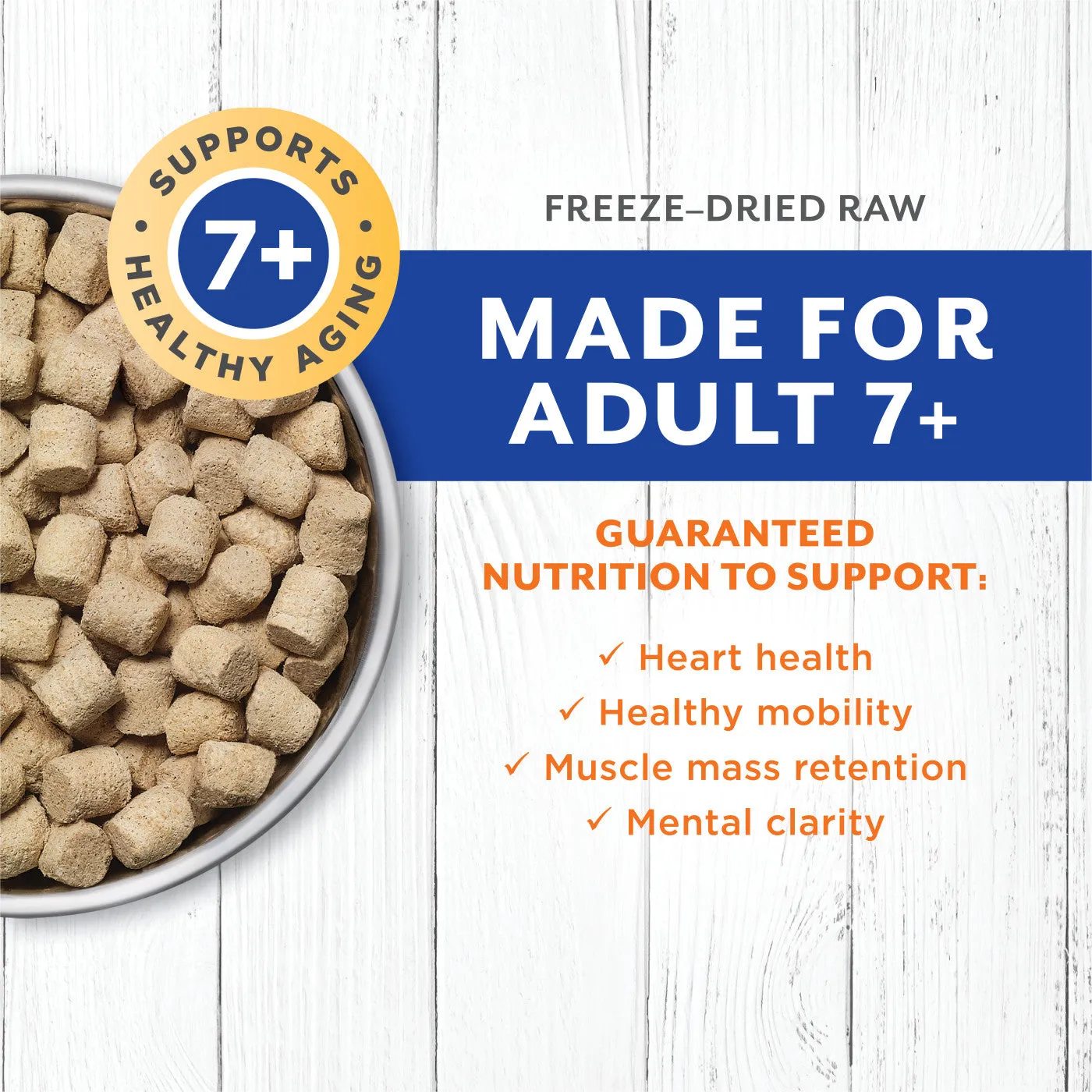 Raw Longevity Freeze Dried Raw Meals - Chicken Adult 7 Dog Food