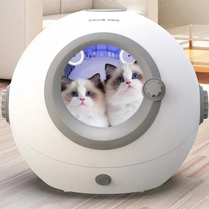 Small Automatic Pet Dryer, 360 Degree Drying, No Dead Ends, Intelligent Temperature Control