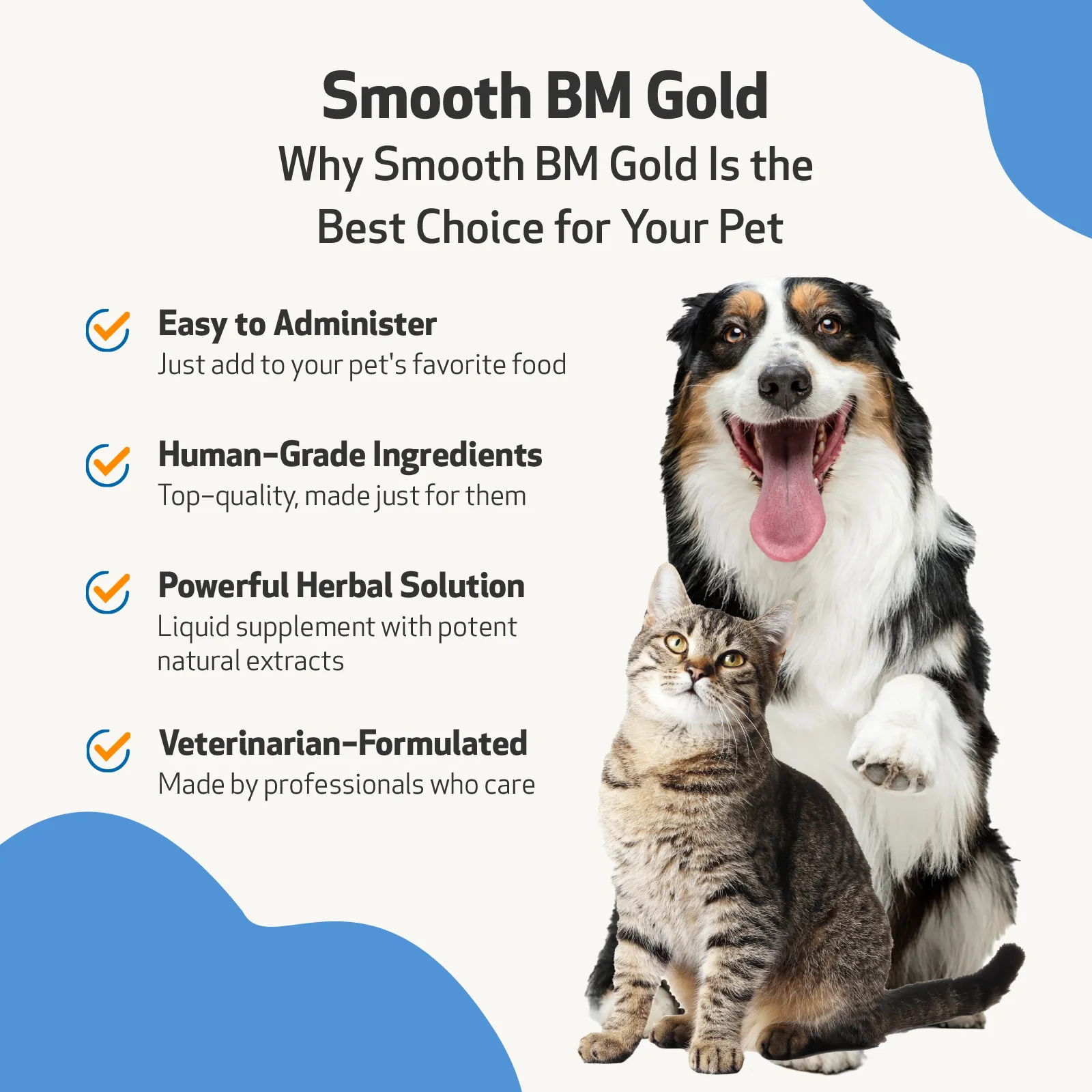 Smooth BM Gold - Supports Healthy Bowel Movements in Cats
