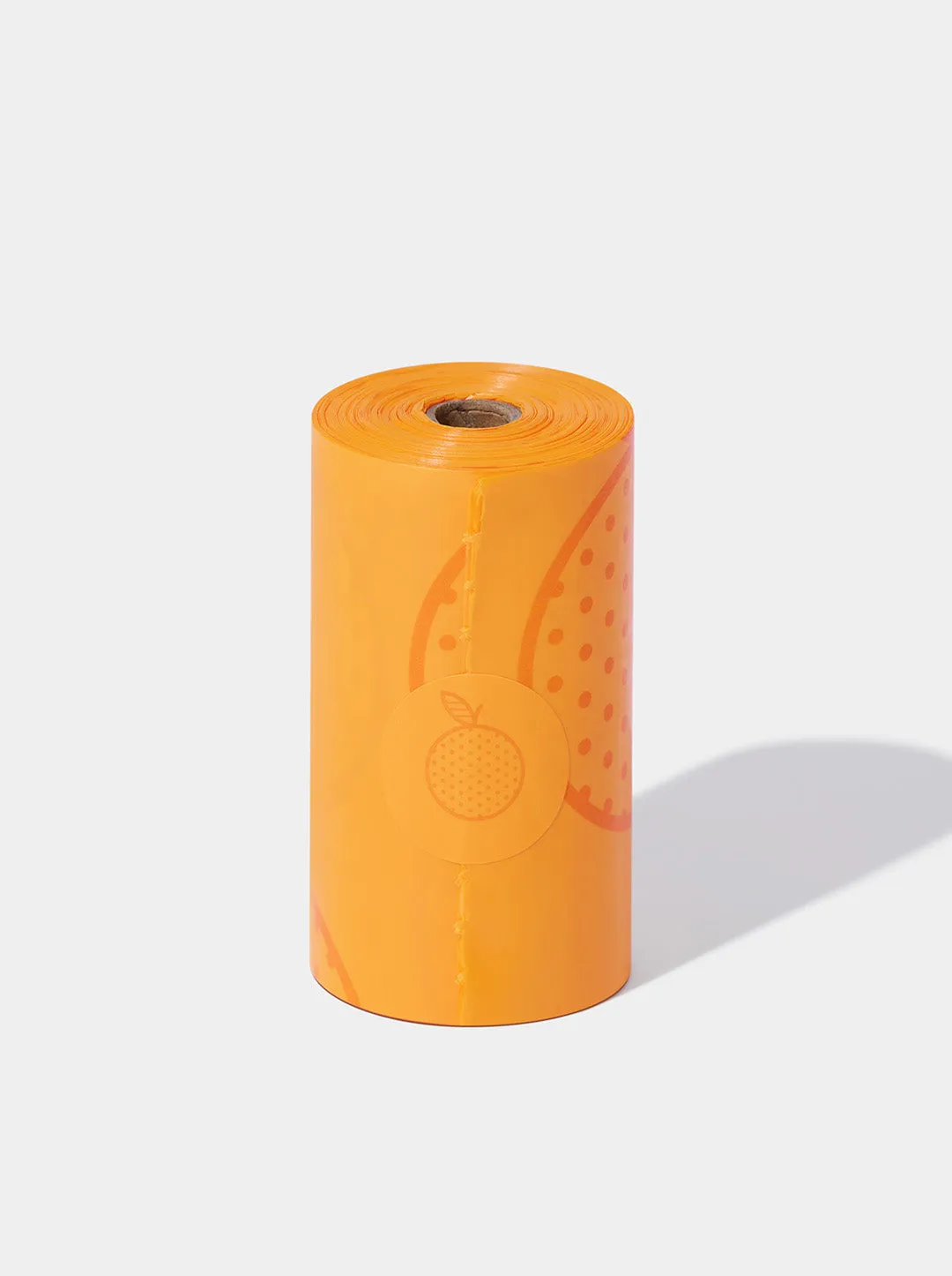Tangerine Pet Poop Bags & Dispenser Set (1 Dispenser  7 Rolls)