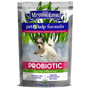 The Missing Link Pet Kelp Formula Probiotic Blend Limited Ingredient Superfood Supplement for Dogs