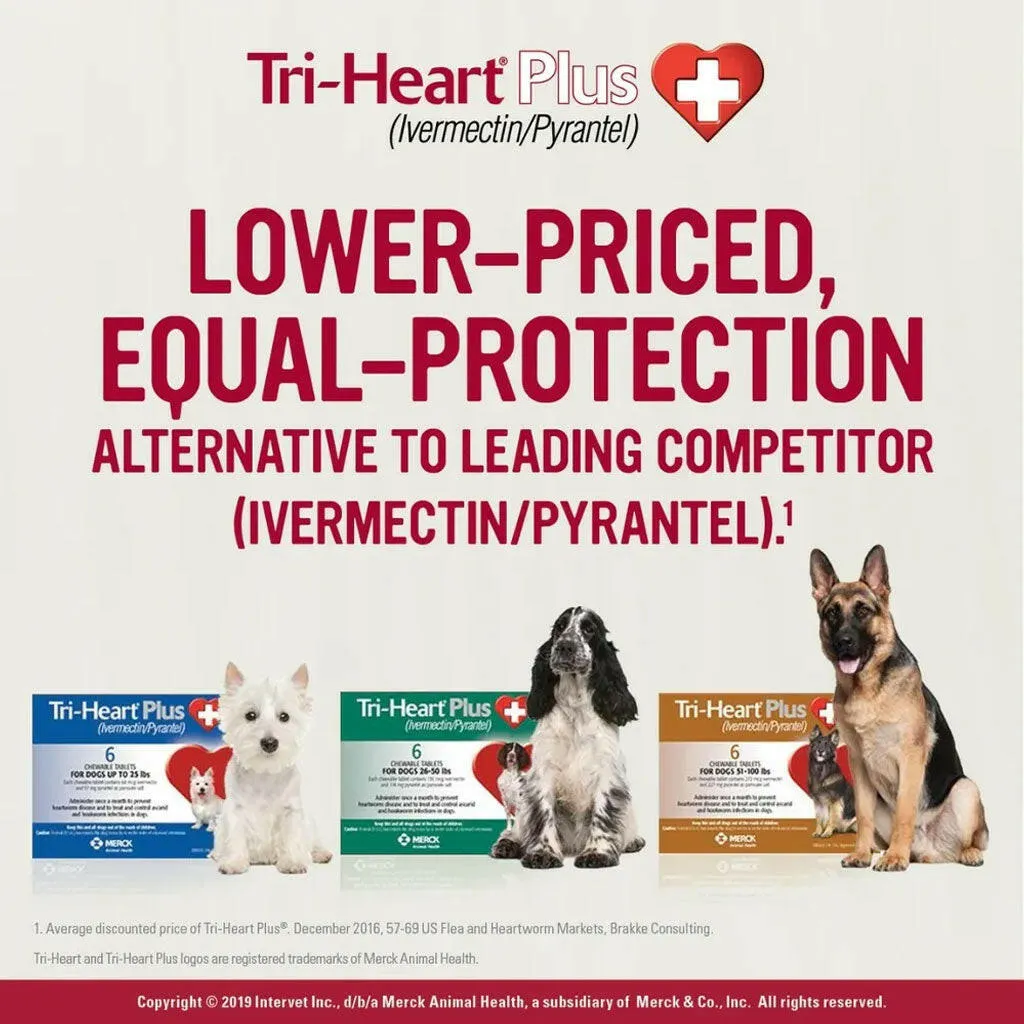 Tri-Heart Plus for Dogs 26-50lbs