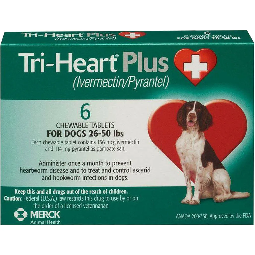 Tri-Heart Plus for Dogs 26-50lbs