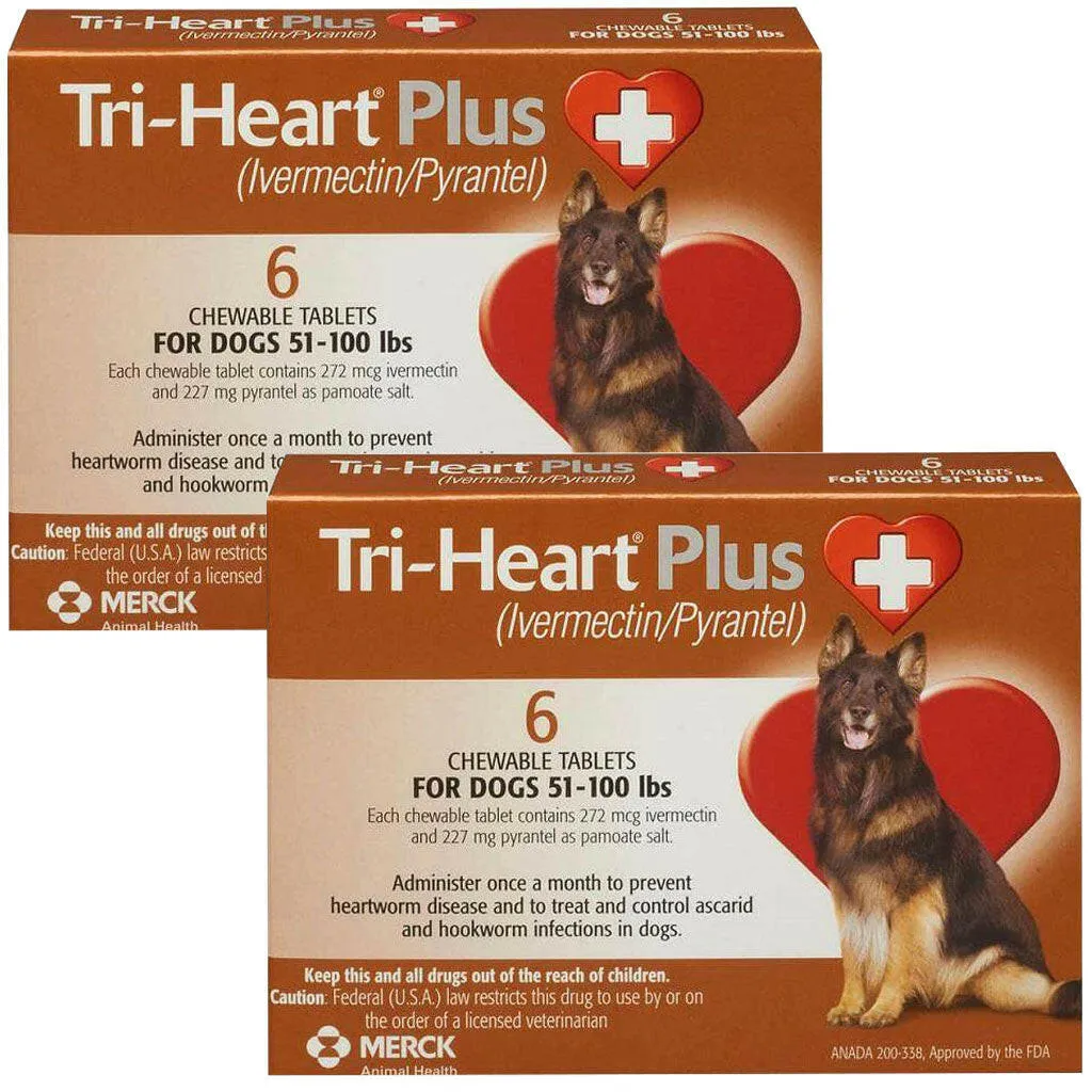 Tri-Heart Plus for Dogs 51-100 lbs