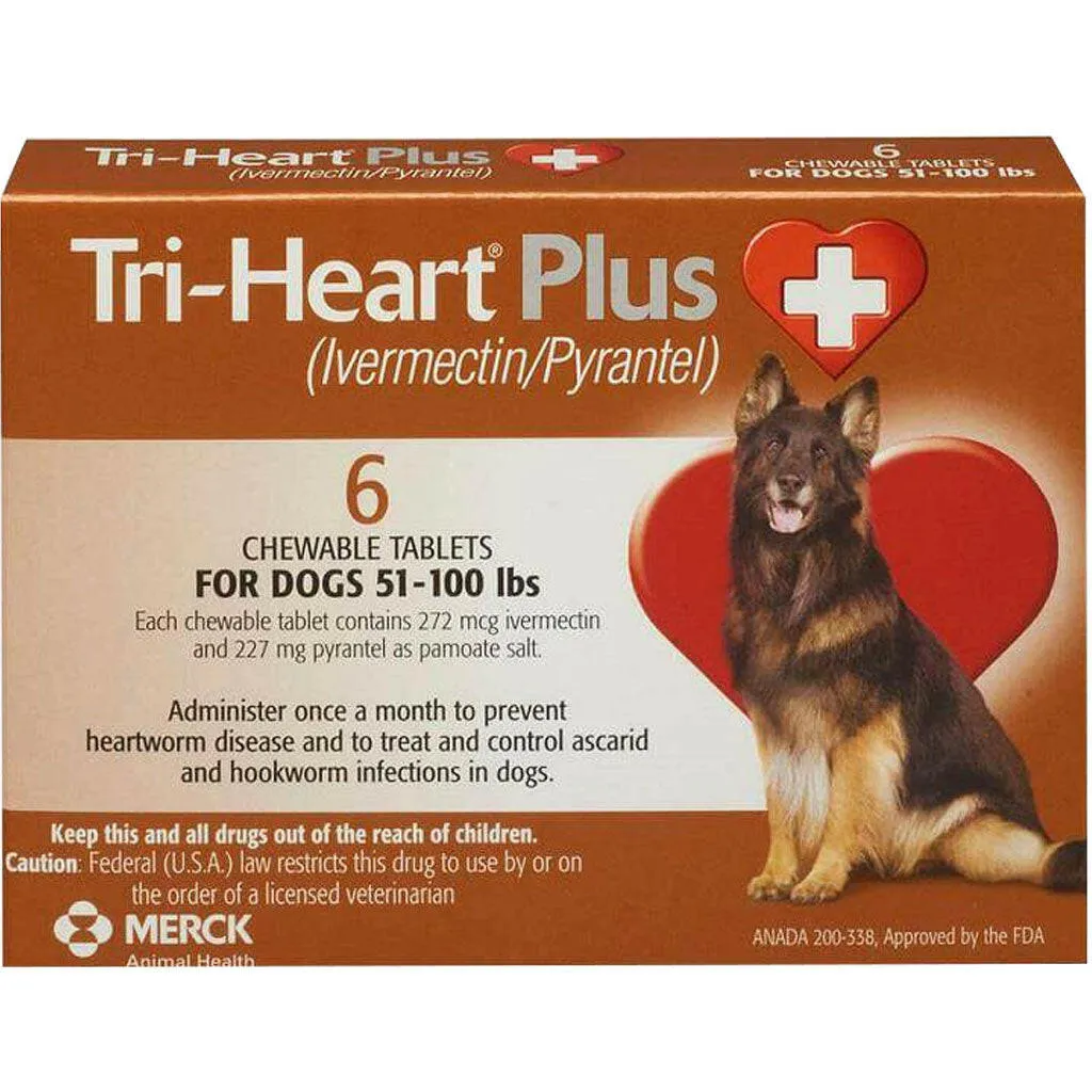 Tri-Heart Plus for Dogs 51-100 lbs