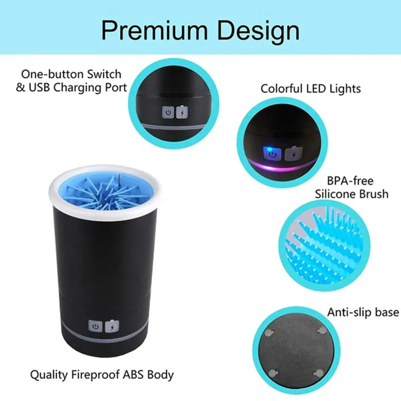 USB Rechargeable Pet Foot Washer
