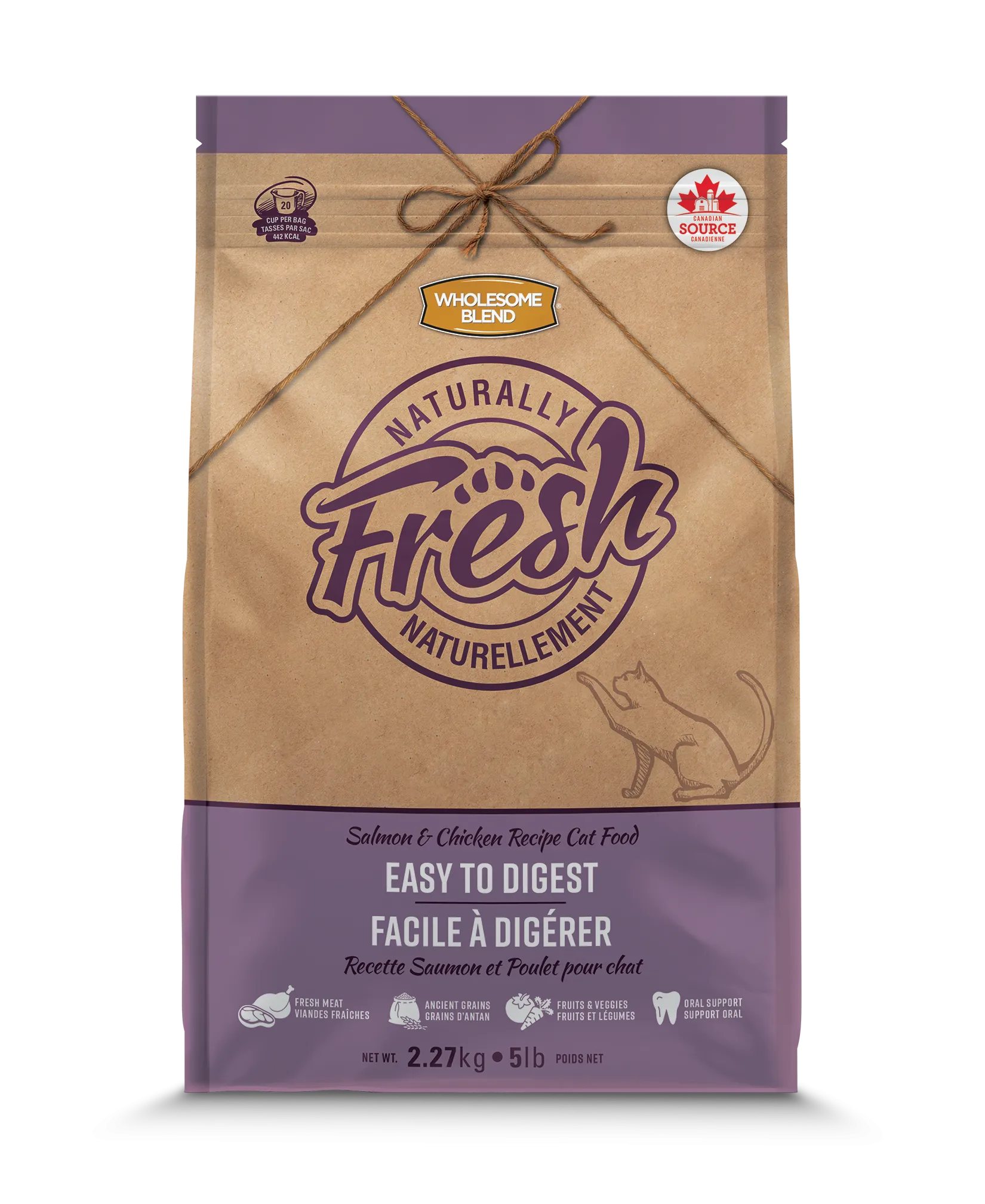 WB Fresh Salmon & Chicken Cat Easy to Digest 2.27 Kg