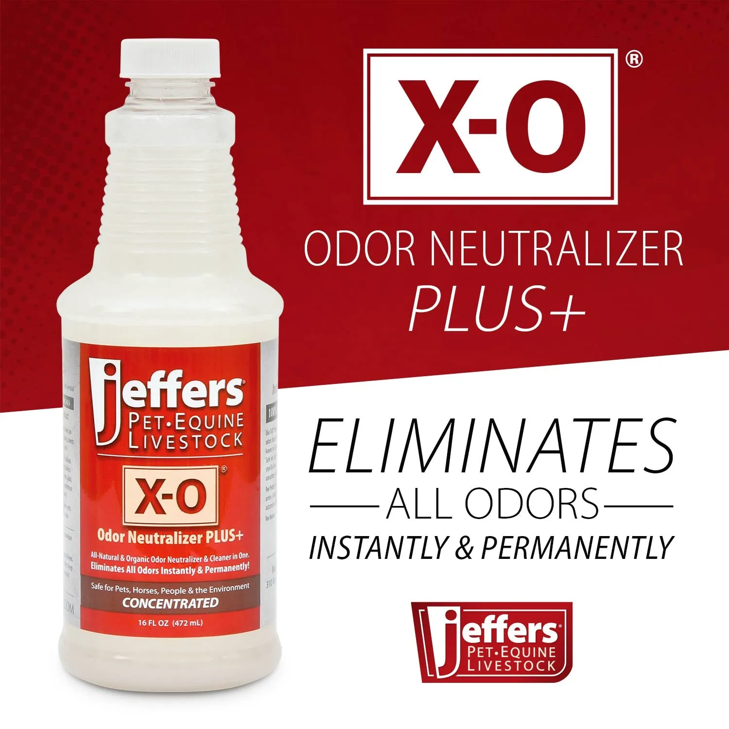 X-O Pet Odor Neutralizer Plus   Cleaner Concentrate by Jeffers