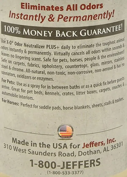 X-O Pet Odor Neutralizer Plus   Cleaner Concentrate by Jeffers